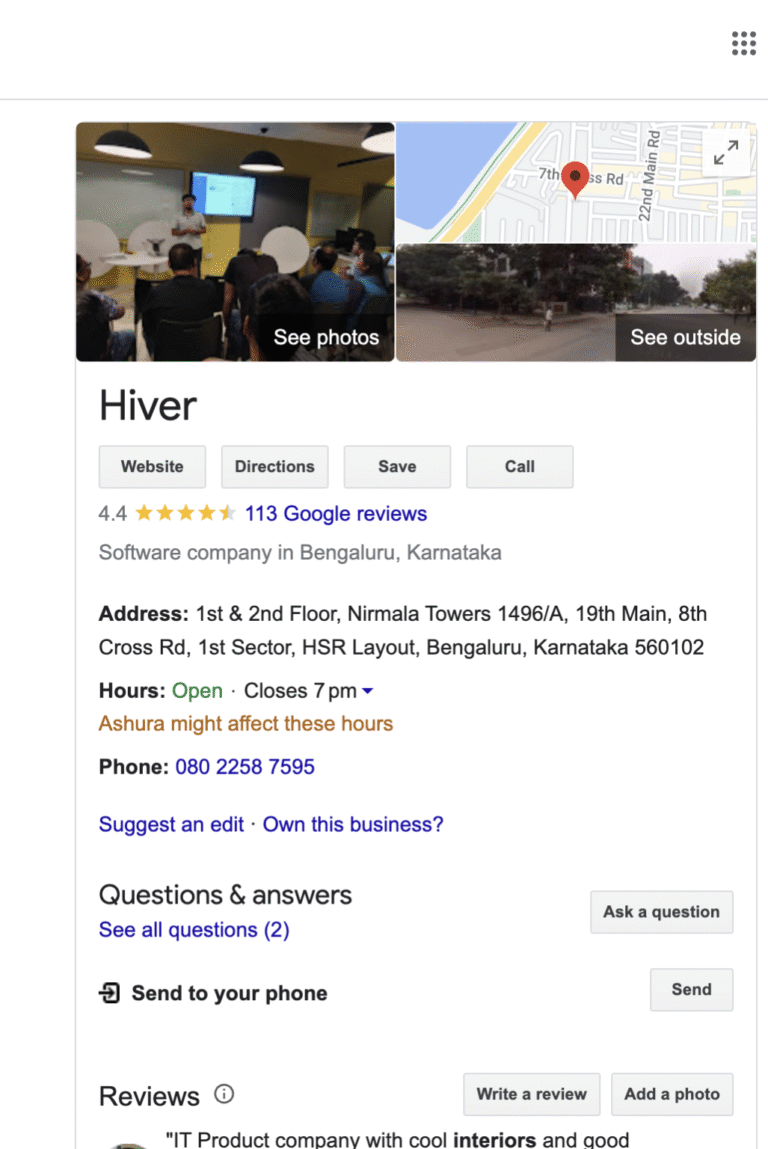 Google My Business -Listbusinessprofile